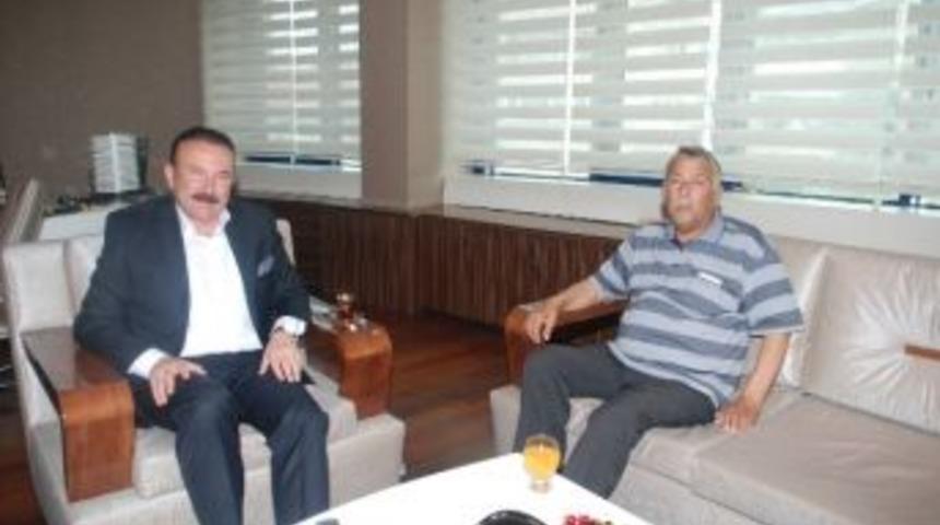 Eski Muhtar Turan, Doğan&rsquo;ı Ziyaret Etti