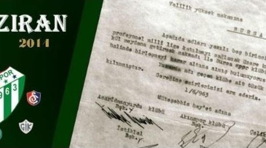 Bursaspor'un 51'inci Kuruluş Yıld&ouml;n&uuml;m&uuml;