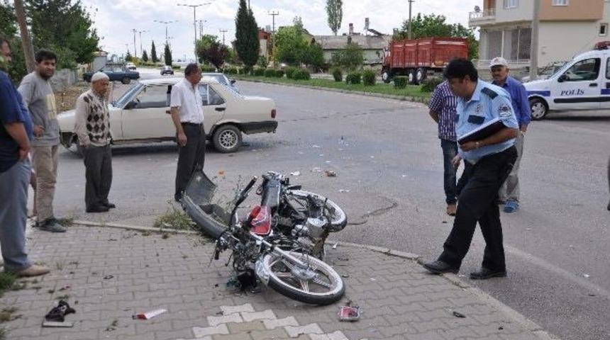 Seydişehir&rsquo;de Trafik Kazası: 1 Yaralı