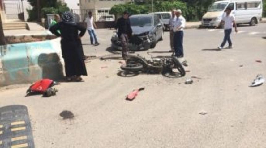 Gerc&uuml;ş'te Trafik Kazası: 1 Yaralı