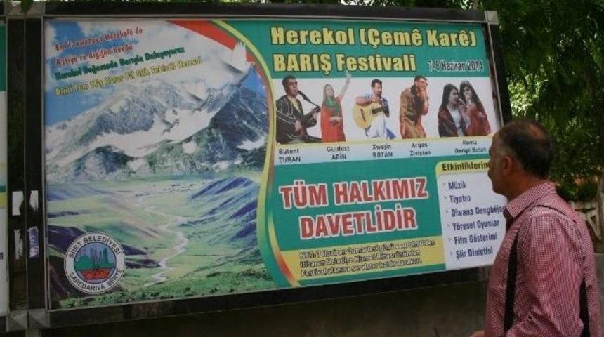 Herekol Dağı'nda Barış Festivali Hazırlığı