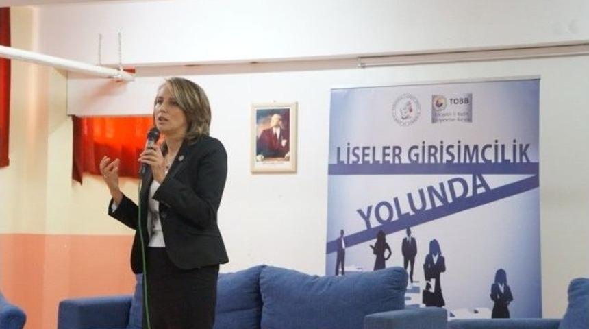 Lise &Ouml;ğrencilerine Girişimcilik Anlatıldı