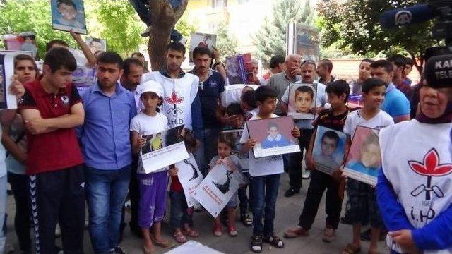 İhd, Çocuk Şiddetini Çocuklarla Protesto Etti