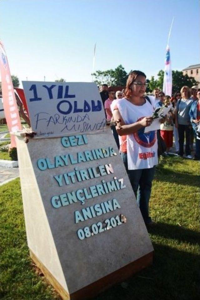 Ayvalık'ta, 'gezi'nin Yıldönümü Unutulmadı