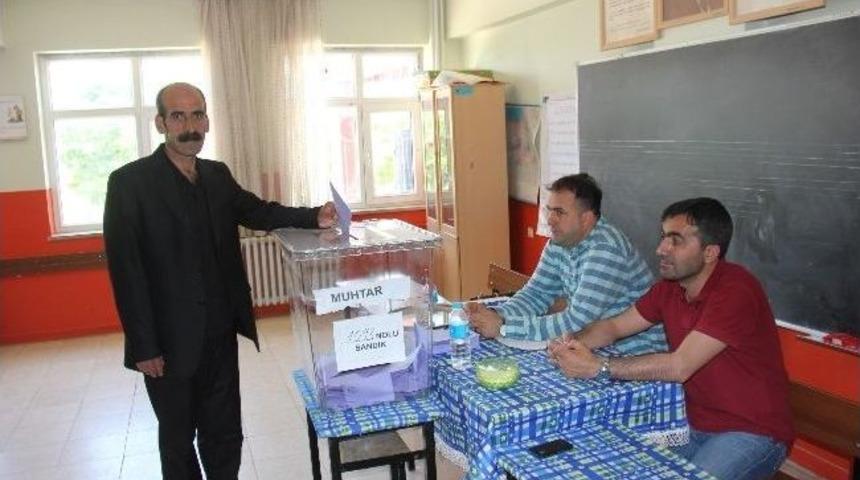 Bing&ouml;l&rsquo;de İptal Edilen Muhtarlık Se&ccedil;imi Yapıldı