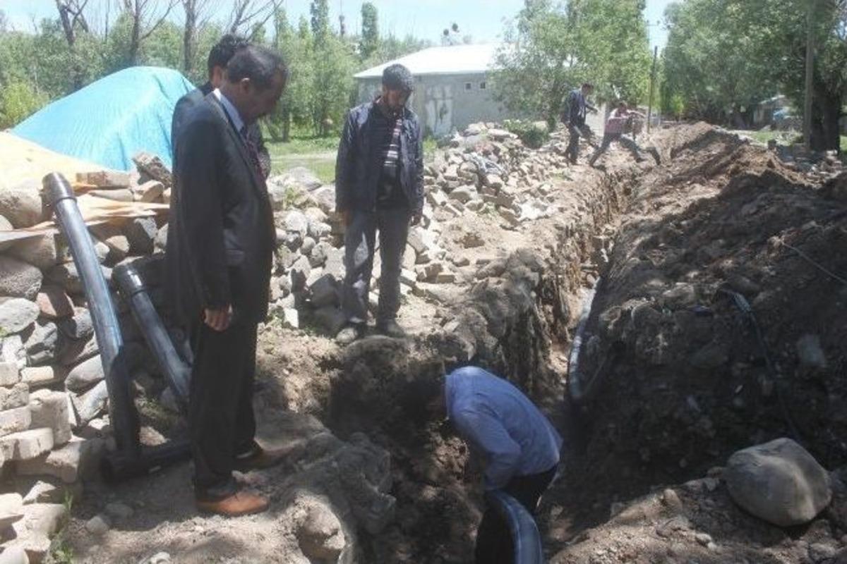 Başkan Taşdemir İ&ccedil;me Suyu &Ccedil;alışmalarını Denetledi