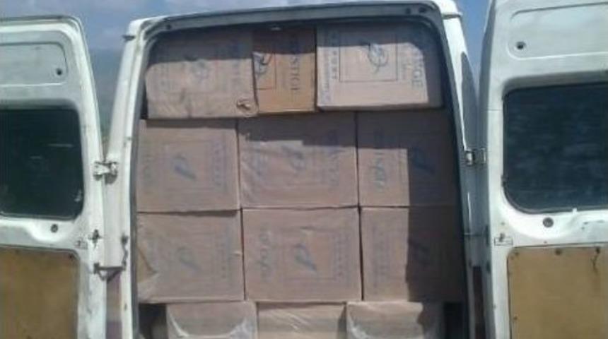 Y&uuml;ksekova&rsquo;da 67 Bin 500 Paket Sigara Ele Ge&ccedil;irildi