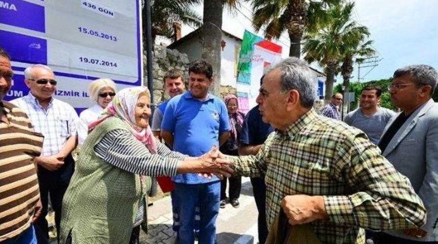 Kocaoğlu'na Sığacık'ta "sıcacık" Karşılama