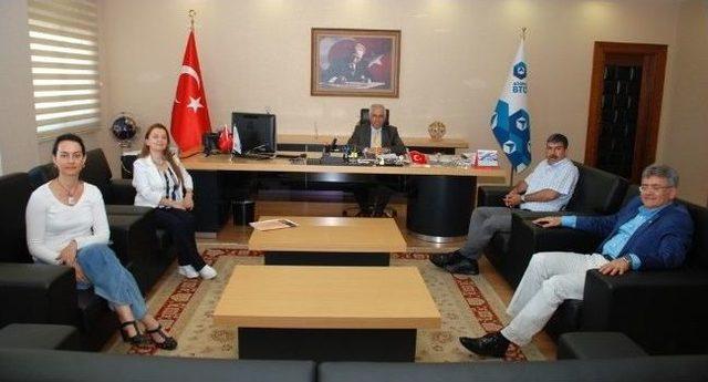 Hekimler Rekt&ouml;r Kibar Ve Ersoy&rsquo;u Ziyaret Etti 2