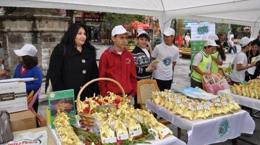 Eko Okullar Kuru Gıda Standı A&ccedil;tı
