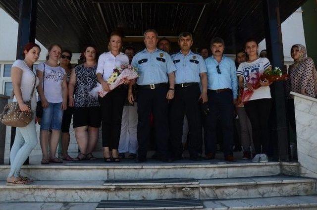 Aksaray'da Yabancı Heyetten Polisevine Ziyaret