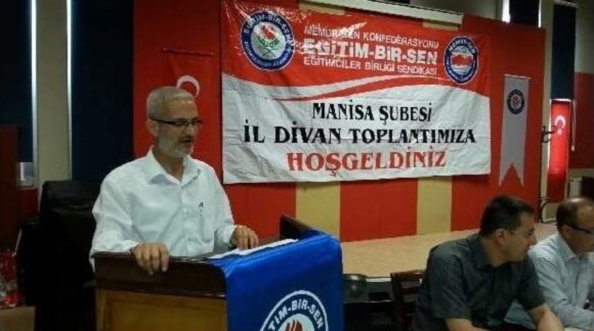 Eğitim Bir-sen Manisa Şubesi Divan Kurulu Toplantısı Soma'da Ger&ccedil;ekleştirildi