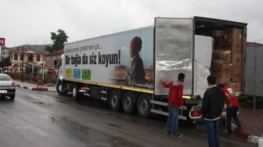 L&ouml;sev İyilik Tır'ı Bartın&rsquo;da
