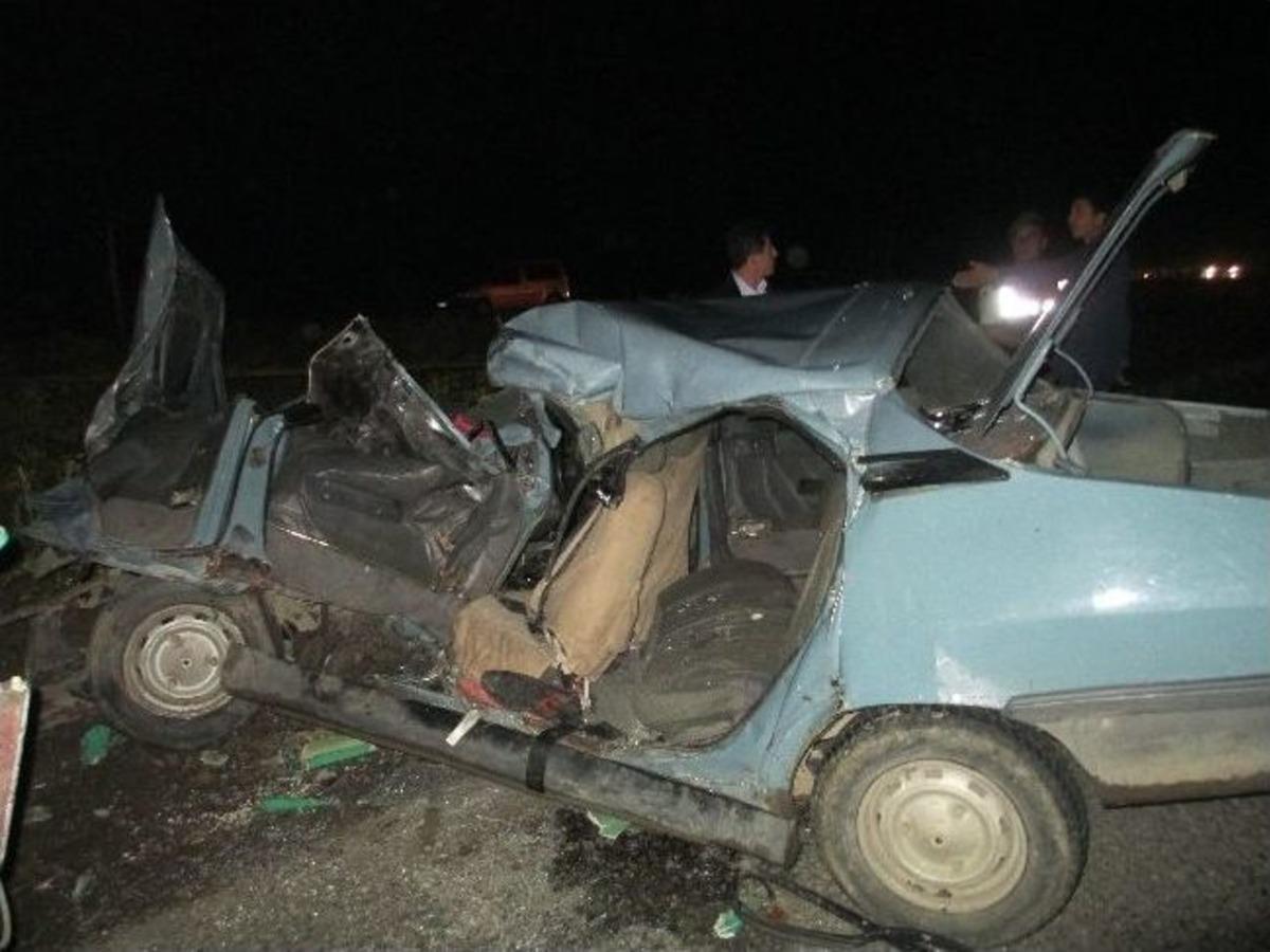 &Ccedil;aycuma&rsquo;da Trafik Kazası: 2 &Ouml;l&uuml;, 1 Yaralı