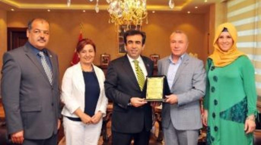 Başkan Aydın'dan Vali G&uuml;zeloğlu'na Ziyaret