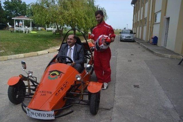 10 Öğrenci 2 Ayda 'tekcor 149' Adı Verilen Karting Go-kart Tasarlayıp Üretti