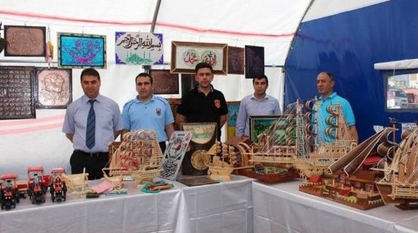 Kader Mahkumlarından El Emeği G&ouml;z Nuru Sergi
