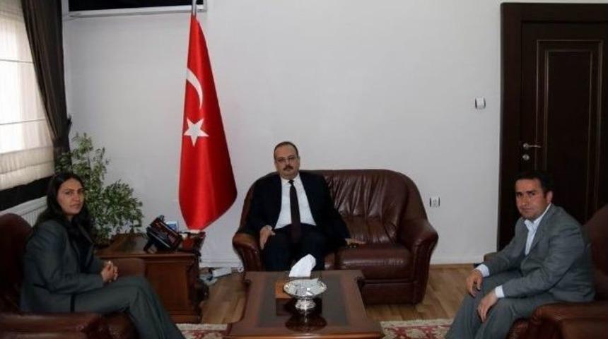 Eş Başkanlardan Vali Canbolat'a Ziyaret