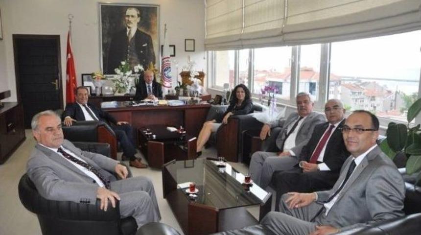 Chp Milletvekillerinden Başkan Albayrak&rsquo;a Ziyaret