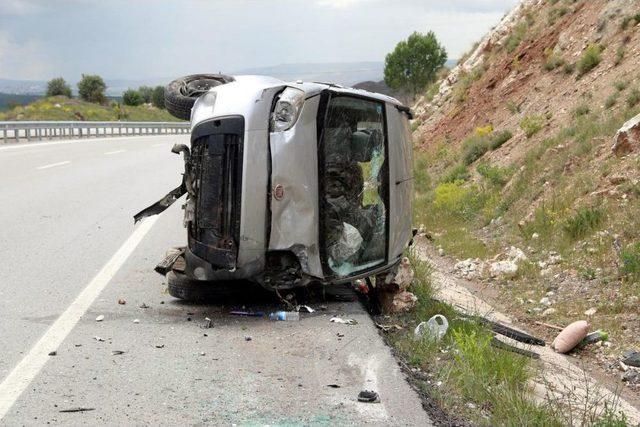 Sivas'ta Trafik Kazası: 1 Yaralı