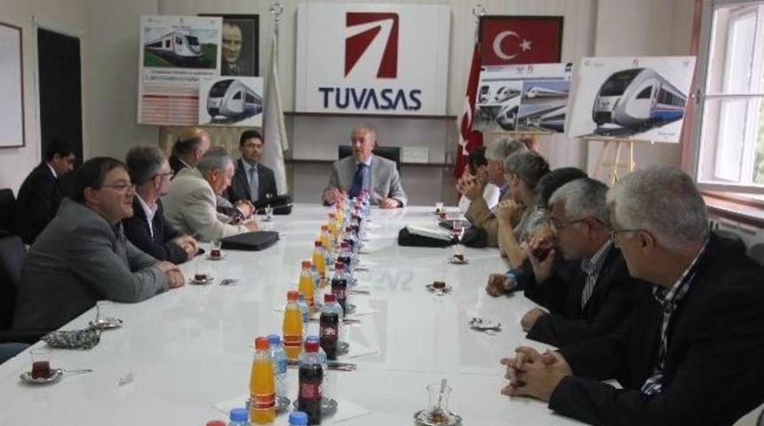 Alman Y&uuml;ksek Hızlı Demiryolları Heyeti T&uuml;vasaş&rsquo;ta