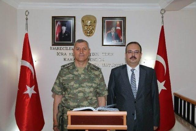 Tümgeneral Okkan’dan Vali Canbolat’a Ziyaret