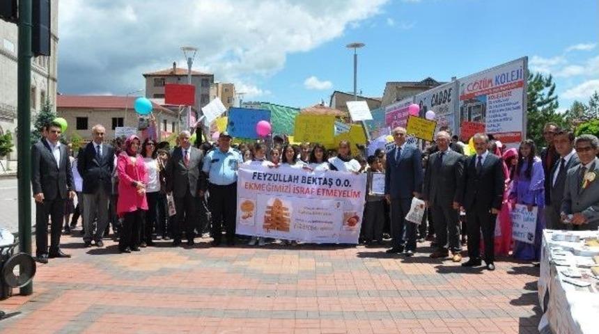 Sorgun&rsquo;da Ekmek İsrafını &Ouml;nlemek İ&ccedil;in Y&uuml;r&uuml;y&uuml;ş Yapıldı