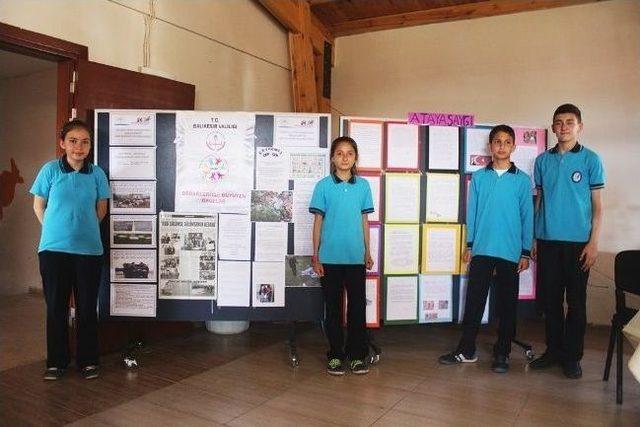 15 Eyl&uuml;l Ortaokulu Yıl Sonu Sergisi D&uuml;zenledi 1