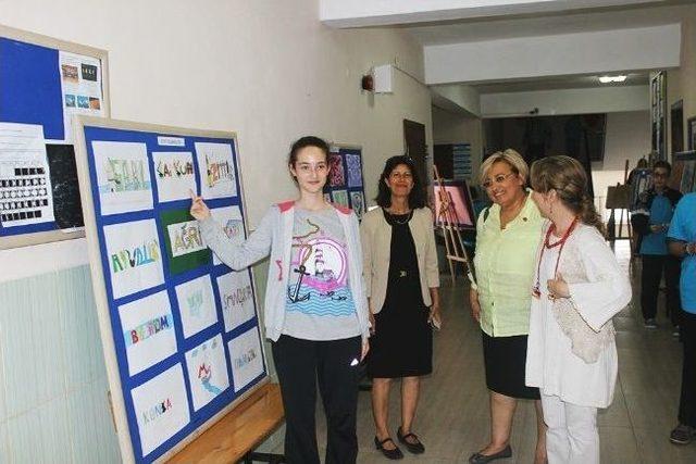 15 Eyl&uuml;l Ortaokulu Yıl Sonu Sergisi D&uuml;zenledi 2