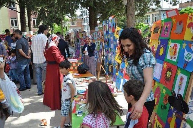 Besni İstiklal Anaokulu Yılsonu Sergisini Açtı