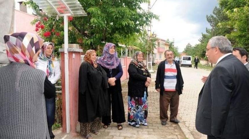 Vali Nayir Pazaryeri İl&ccedil;esinde İncelemede Bulundu