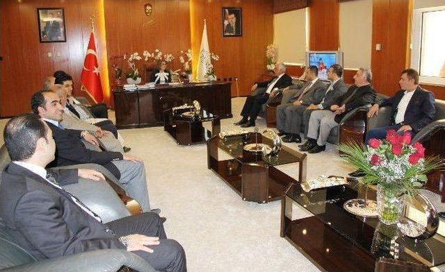 Gaib ten, Başkan Şahin&rsquo;e Ziyaret 3