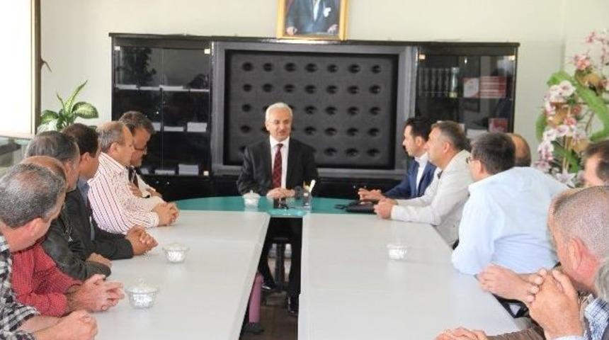 Belediye Eski Personellerinden Başkan Başsoy&rsquo;a Ziyaret