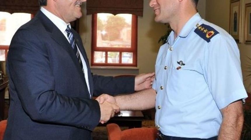 Işıklar Askeri Lisesi Komutanı&rsquo;ndan Başkan D&uuml;ndar&rsquo;a Ziyaret