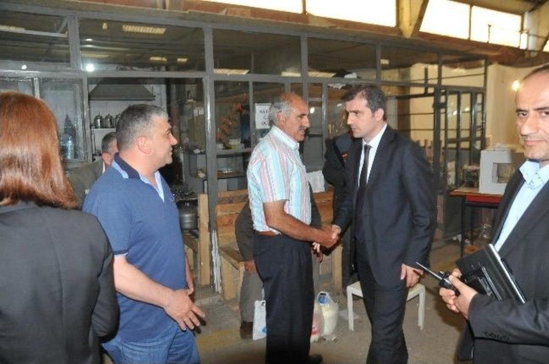 Başkan Yemenici, Pazar Yerinde İncelemelerde Bulundu