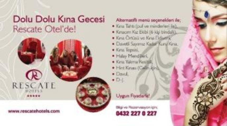 Rescate Otel&rsquo;den R&uuml;ya Gibi Kına Gecesi