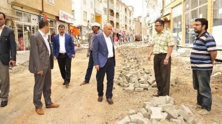 Karaman'da Asfalt Ve Kaldırım &Ccedil;alışmaları