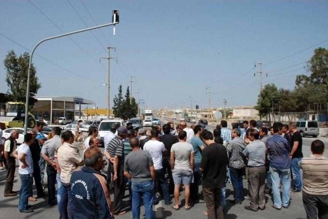 Didim&rsquo;de Esnaftan Yol Kapatma Eylemi