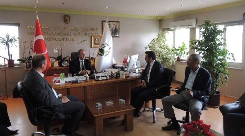 &Ccedil;orum Ticaret Borsası&rsquo;ndan Şahiner&rsquo;e Ziyaret