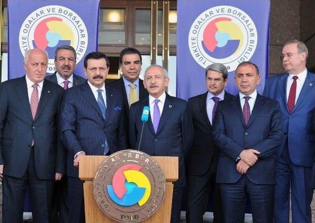 Kılı&ccedil;daroğlu&rsquo;ndan Tobb&rsquo;a Ziyaret 2