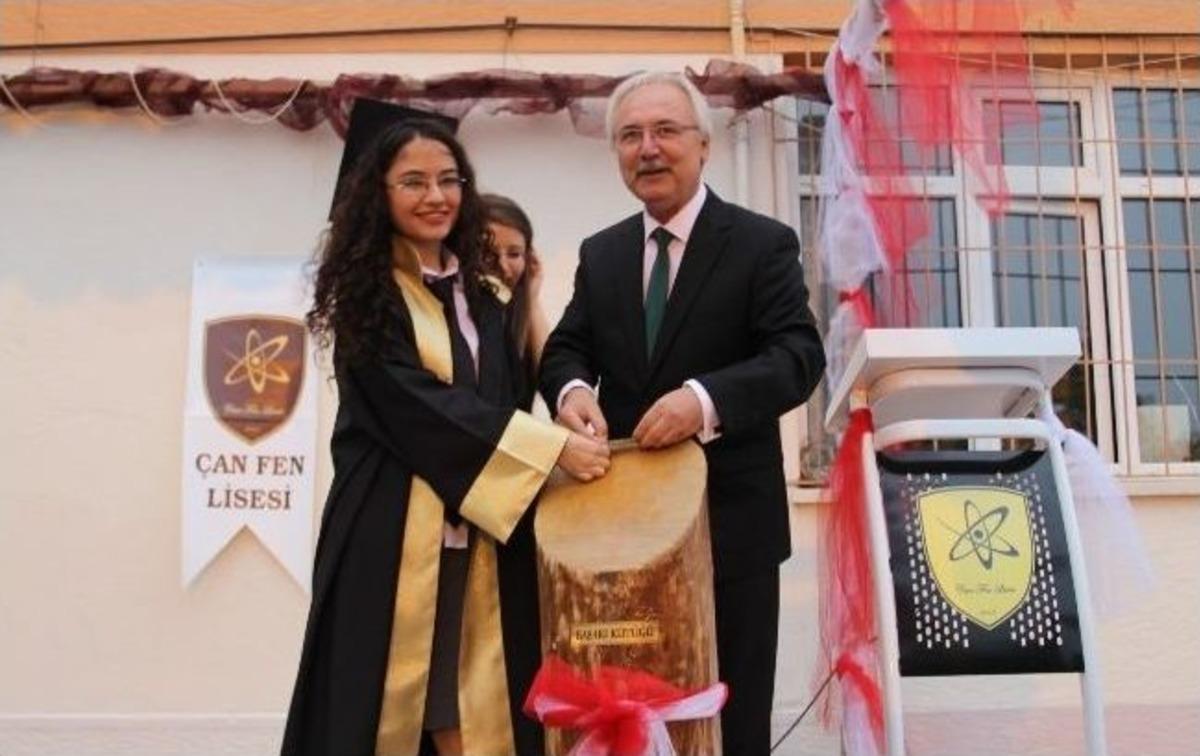 &Ccedil;an Fen Lisesi İlk Mezunlarını Verdi