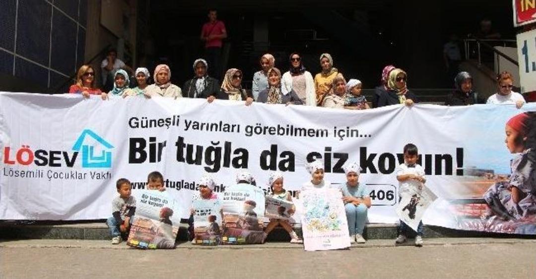 Kahramanmaraş L&ouml;sev, &Ccedil;ocuklara Destek İ&ccedil;in Y&uuml;r&uuml;d&uuml;