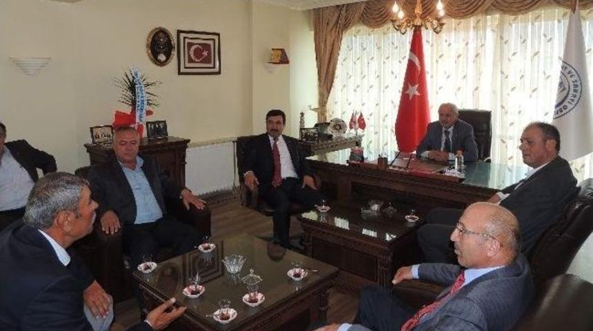 Bektaş&rsquo;tan Sungurlu Tso Başkanı Akel&rsquo;e Ziyaret