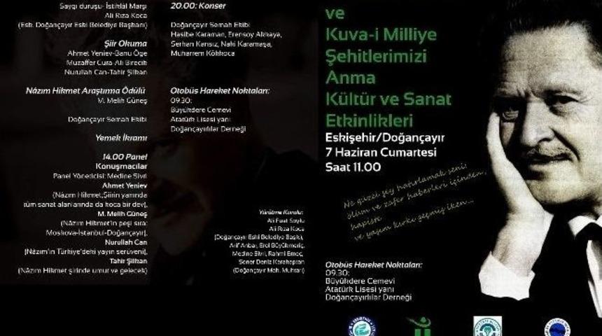 Nazım Hikmet, Doğan&ccedil;ayır&rsquo;da Anılacak