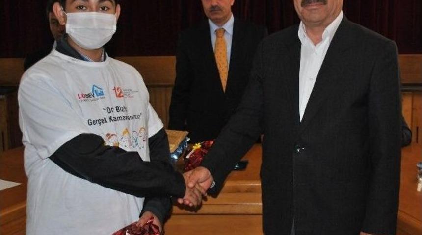 L&ouml;semili &Ccedil;ocuklardan Belediyeye Ziyaret