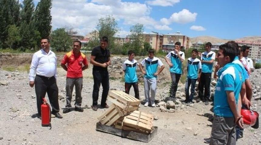 Akaryakıt İstasyonunda Yangın Tatbikatı