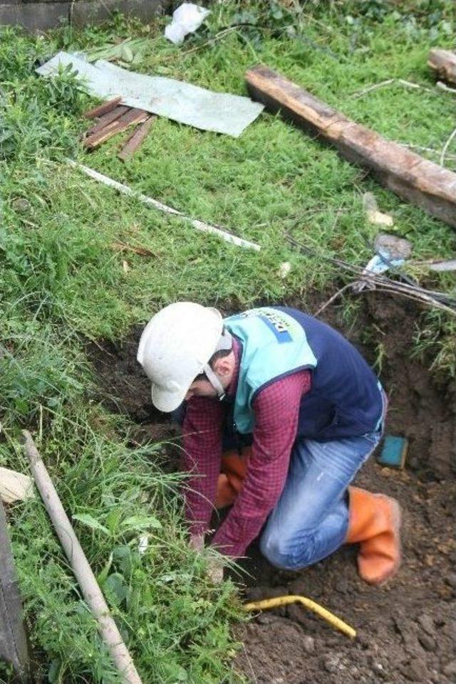 Düzce’de Doğal Gaz Borusu Delindi