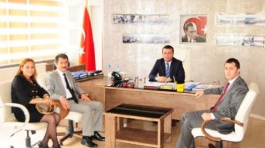 D&uuml;nyag&ouml;z&rsquo;den Başkan Taş&ccedil;ı&rsquo;ya Ziyaret