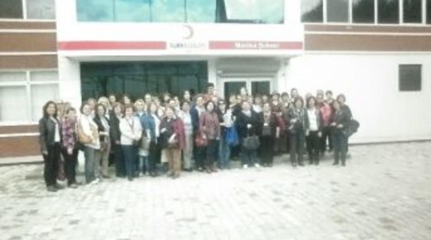 T&uuml;rk Kızılayı Manisa Şubesi Urla Şubesini Ağırladı&rlm;