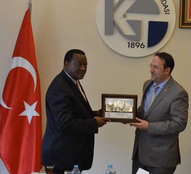 G&uuml;ney Afrika Cumhuriyeti B&uuml;y&uuml;kel&ccedil;isinden Kto&rsquo;ya Ziyaret 2